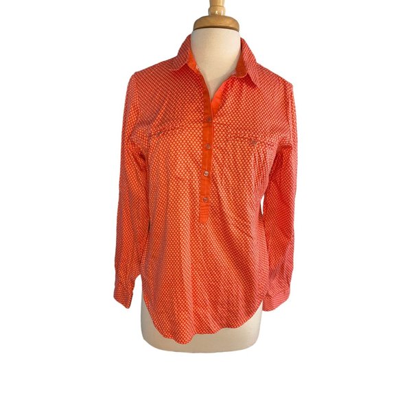 7th Avenue NY and Company Button Down Shirt Salmon Women's M - Picture 1 of 10